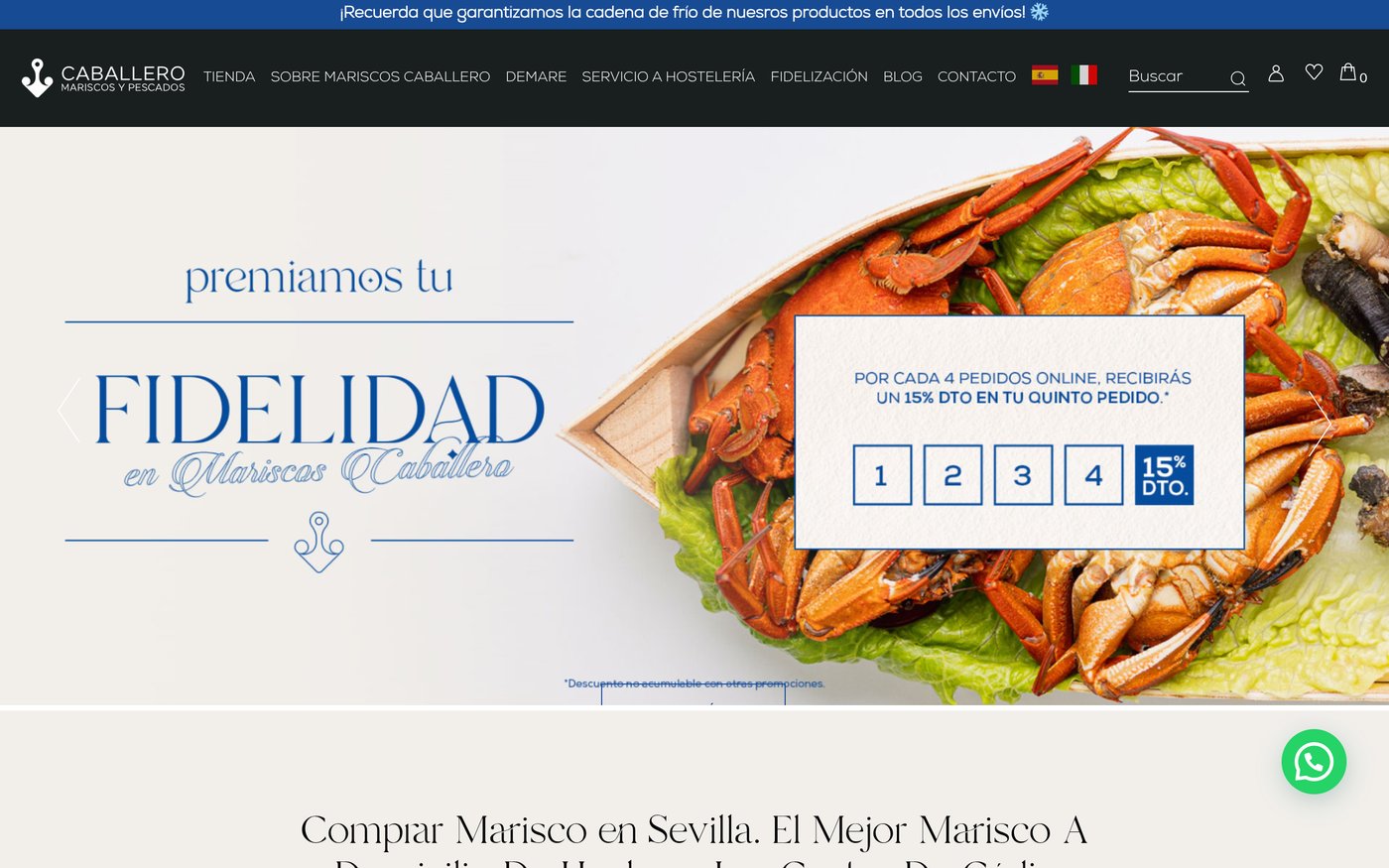 Projecte Mariscos Caballero