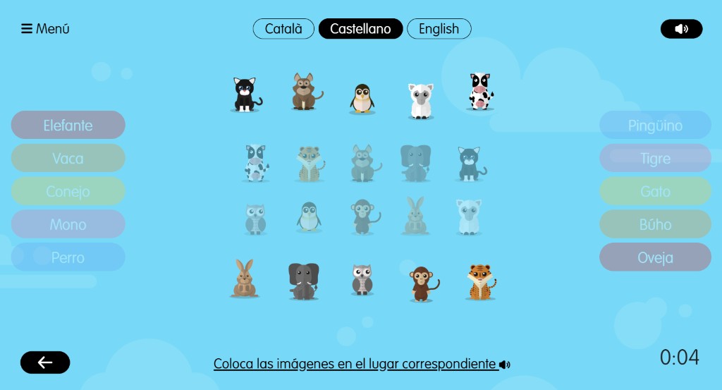 Col·loca les imatges al lloc corresponent
