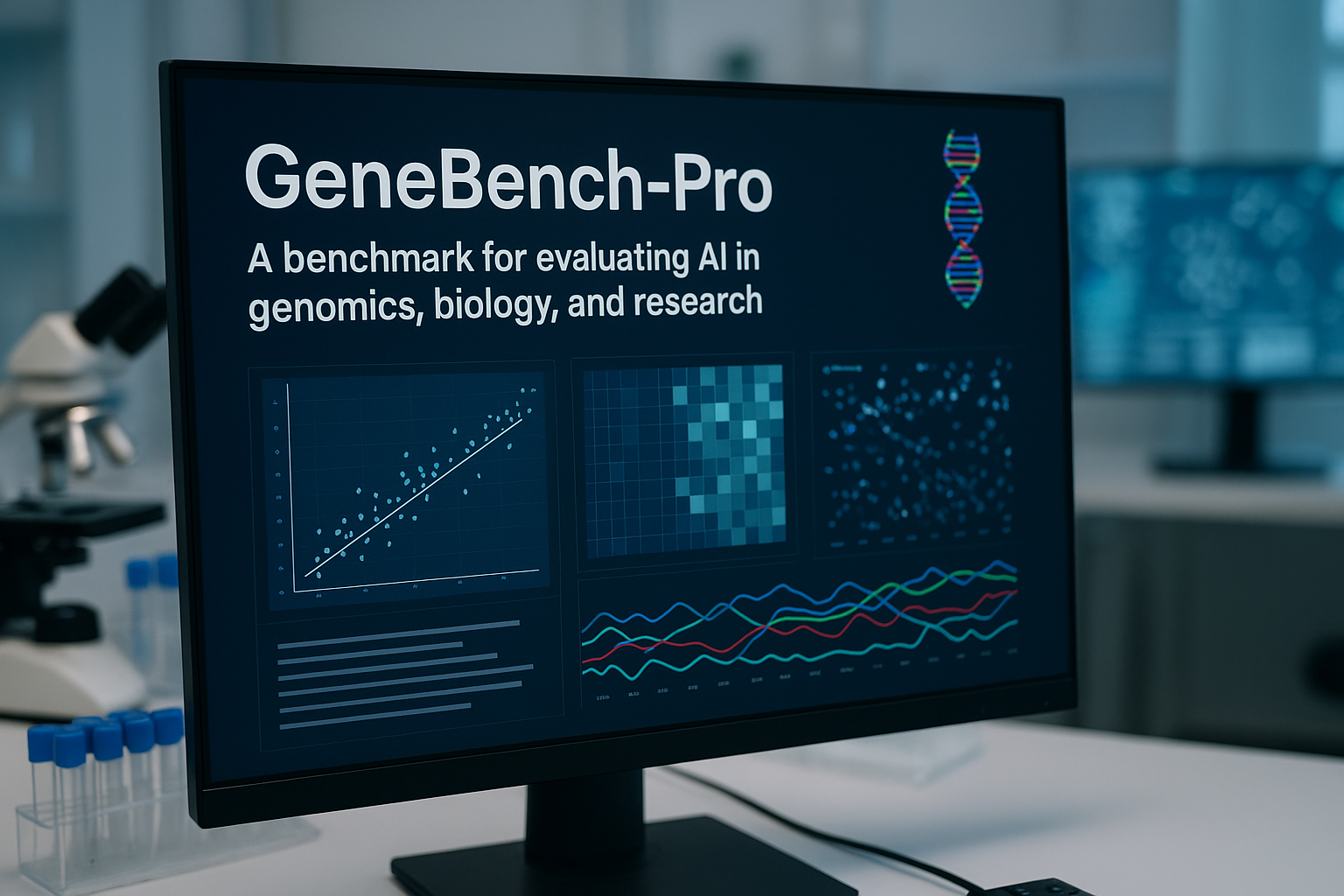 GeneBench-Pro es un nuevo benchmark que evalúa la IA en genómica, biología e investigación científica usando conjuntos de dat
